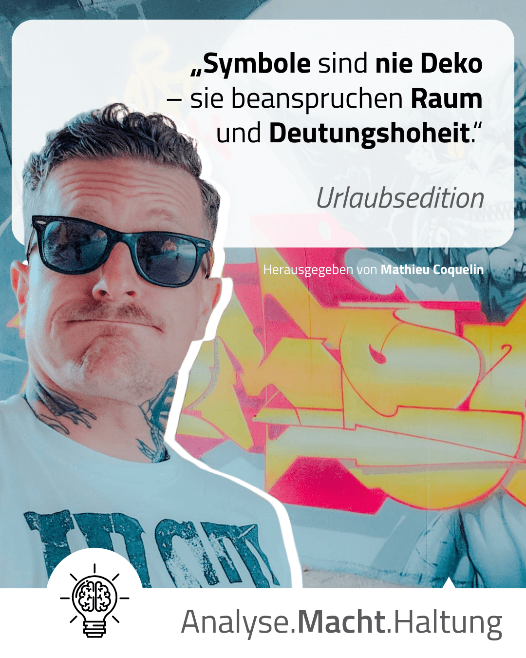 „Symbole sind nie Deko – sie beanspruchen Raum und Deutungshoheit.“